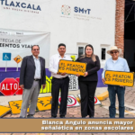 Blanca Angulo anuncia mayor señalética en zonas escolares.