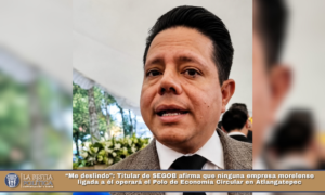 “Me deslindo”: Titular de SEGOB afirma que ninguna empresa morelense ligada a él operará el Polo de Economía Circular en Atlangatepec.