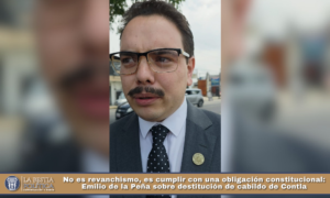 No es revanchismo, es cumplir con una obligación constitucional: Emilio de la Peña sobre destitución de cabildo de Contla.