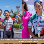 La ciclista tlaxcalteca Natalia Pineda Soto se consolida a nivel internacional.