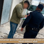 Refuerzan acciones de prevención y orden vial previo a la Feria Ixtenco 2026.