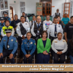 Huamantla avanza en la formación de policía turística como Pueblo Mágico.