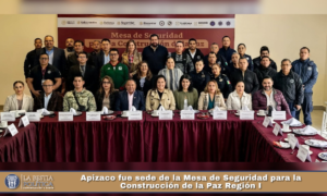 Apizaco fue sede de la Mesa de Seguridad para la Construcción de la Paz Región I.