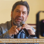 Raymundo Vázquez arremete contra el “lorenismo” y confirma registro para buscar coordinación de Morena en Tlaxcala.