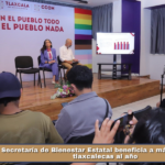Secretaría de Bienestar Estatal beneficia a más de 220 mil tlaxcalecas al año.