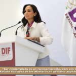 “Ser contemplada es un reconocimiento, pero soy disciplinada”: Mariana Espinosa de los Monteros no adelanta aspiraciones políticas.