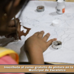 Inscríbete al curso gratuito de pintura en la Biblioteca Municipal de Zacatelco.