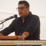 «No se dejen malinformar»: Giovani Montiel fija postura sobre el Polo de Economía Circular.