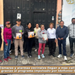 Cámaras y alarmas vecinales llegan a más calles de Panotla gracias al programa impulsado por Idelfonso Carro Roldán.