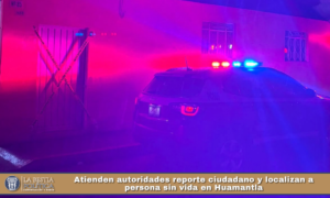 Atienden autoridades reporte ciudadano y localizan a persona sin vida en Huamantla.