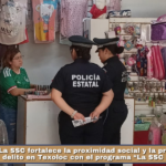 La SSC fortalece la proximidad social y la prevención del delito en Texoloc con el programa “La SSC cerca de ti”.