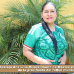 Festeja Ana Lilia Rivera triunfo de México en el arranque de la gran fiesta del fútbol mundial.
