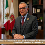 Crece expectativa por participación de Óscar Flores en la contienda interna de Morena.