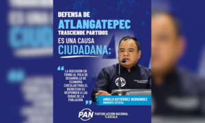 Defensa de Atlangatepec trasciende partidos; es una causa ciudadana, sostiene Ángelo Gutiérrez.