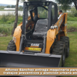Alfonso Sánchez entrega maquinaria para reforzar trabajos preventivos y atención urbana en la capital.