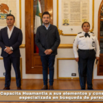 Capacita Huamantla a sus elementos y consolida célula especializada en búsqueda de personas.