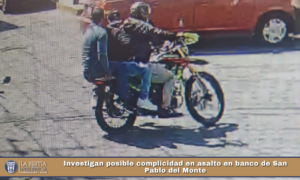 Investigan posible complicidad en asalto en banco de San Pablo del Monte.