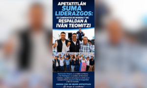 Se suman ex candidatos de Morena y Movimiento Ciudadano al proyecto de Iván Teomitzi en Apetatitlán.