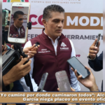 “Yo caminé por donde caminaron todos”: Alcalde Sánchez García niega placeo en evento oficial.