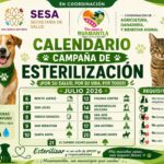 Salvador Santos acerca campaña Gratuita de esterilización a 11 comunicación de esterilización a 11 comunidades de Huamantla.