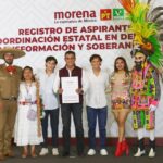 Alfonso Sánchez García formalizó su registro para ser Coordinador de la Defensa de la Transformación y la Soberanía Nacional en Tlaxcala.