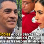 Mariana Moguel exige a Alfonso Sánchez retirar bardas y acatar resolución del ITE.
