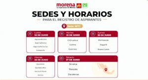 Morena, PT y Verde fijan fecha para el registro de aspirantes en Tlaxcala rumbo a 2027; Será el 27 de junio.   
