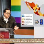 Ubicación geográfica influyó en alerta de viaje de EU para Tlaxcala, afirma Antonio Martínez.