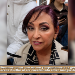 “Decimos cosas que no son y espantamos a la gente”: responde Lorena Cuéllar al ser cuestionada sobre inseguridad en Tlaxcala.
