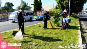 Conclusión exitosa de faenas en Tlalteluco previo a festejos.