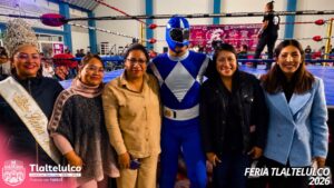 Éxito total en la función de lucha libre de la Feria Tlaltelulco 2026.