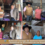 ⚙️🌾Xaltocan entrega 62 molinos familiares para fortalecer la economía de los hogares