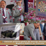 🏗️🪨Colocan primera piedra de nuevas oficinas de Notarías y Registro Público en Tlaxcala