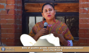 Sólo el pueblo puede consolidar la transformación: Ana Lilia Rivera.