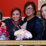 Gobernadora Lorena Cuéllar escucha y da respuesta directa a las demandas de la ciudadanía en quinta audiencia pública.