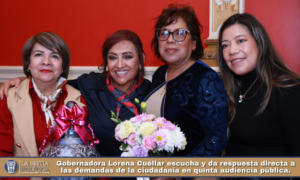 Gobernadora Lorena Cuéllar escucha y da respuesta directa a las demandas de la ciudadanía en quinta audiencia pública.