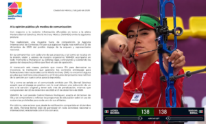 World Archery México confirma sanción de tres años por dopaje a la arquera Mariana Bernal
