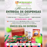 SMDIF Huamantla realizará entrega de despensas del Programa de Asistencia Social Alimentaria.