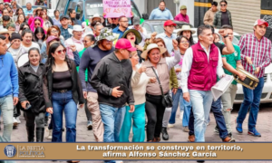 La transformación se construye en territorio, afirma Alfonso Sánchez García.