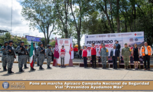 Pone en marcha Apizaco Campaña Nacional de Seguridad Vial «Prevenidos Ayudamos Más».