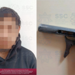 Detiene SSC a sujeto por portación de objeto óptimo para agredir.