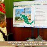 Ayuntamiento capitalino participa en mesa de trabajo con CFE zona Tlaxcala.