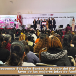 Reconoce Salvador Santos el trabajo del DIF Huamantla en favor de las mujeres jefas de familia.