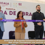 Gobierno de Panotla fortalece infraestructura en San Jorge Tezoquipan con nuevas obras.