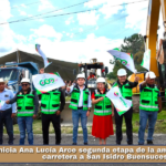 Inicia Ana Lucía Arce segunda etapa de la ampliación de la carretera a San Isidro Buensuceso.