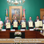 Recibe LXV Legislatura informes de las cuentas públicas 2025 de entes fiscalizables.
