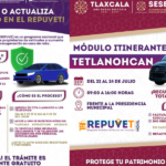 Tetlanohcan recibirá el Módulo Itinerante del REPUVET para brindar trámites gratuitos a la ciudadanía.