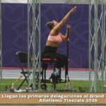 Llegan las primeras delegaciones al Grand Prix de Para Atletismo Tlaxcala 2026.