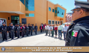 La Dirección Ejecutiva de la SSC pone en marcha «La SSC cerca de ti» en Zacualpan.
