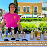 Productores locales reconocen visión de Alfonso Sánchez García en el fortalecimiento del mercado social.